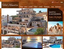 Tablet Screenshot of kleopatraresort.com